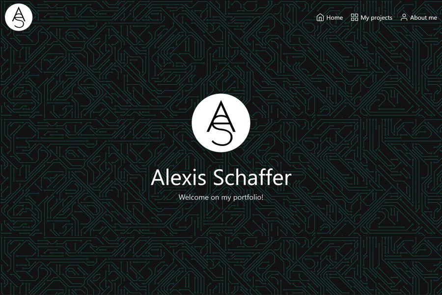 Screenshot of Alexis Schaffer Website